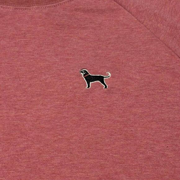 The Black Dog Sweatshirt Crewneck Sweater Salmon Pockets - Mens Med. - Picture 3 of 9